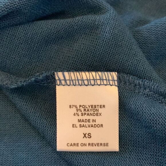 Sweet Pea for New York and Co teal sleeveless maternity blouse Size XS NWT - Picture 7 of 7